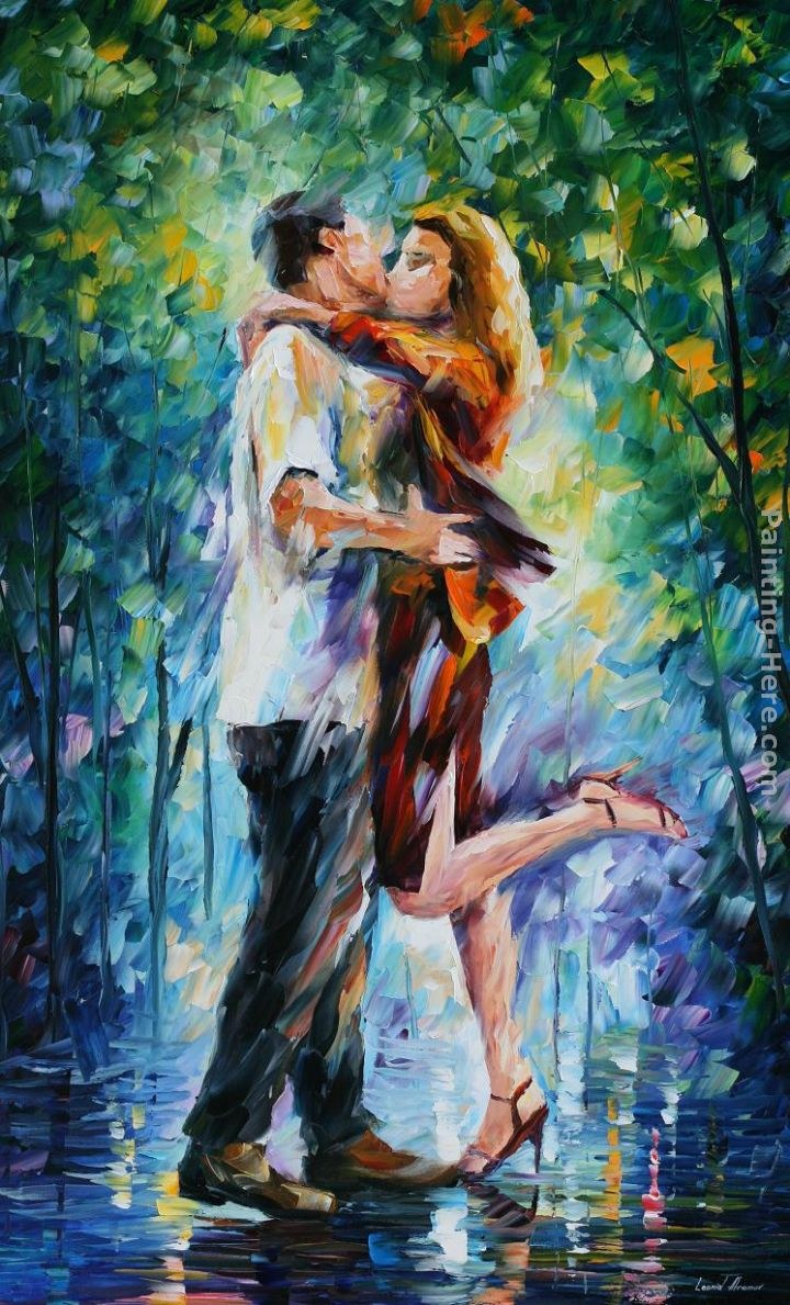 Leonid Afremov RAINY KISS